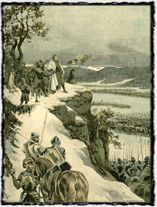 Jiří z Poděbrad nad obklíčenými Korvínovými vojsky u Vilémova