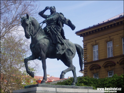 České Budějovice – socha Jana Žižky