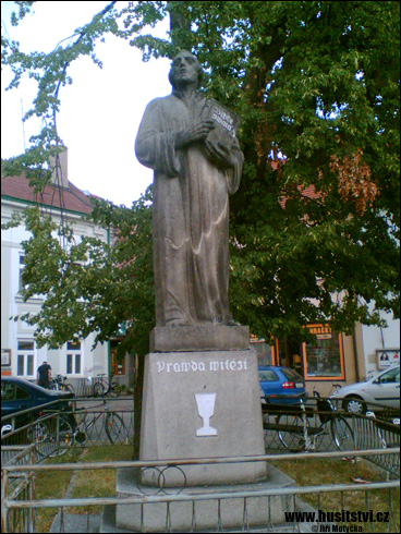 Soběslav – památník Jana Husa