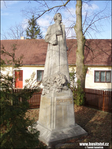 Horní Kněžeklady – památník Jana Husa