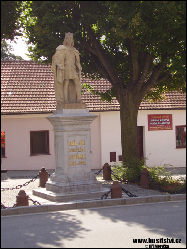 Kunštát – památník Jiřího z Poděbrad