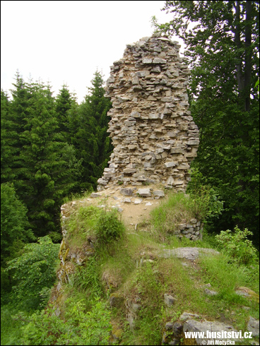 Janštejn – hrad zaniklý v husitských válkách