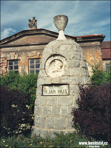 Křimice – památník Jana Husa