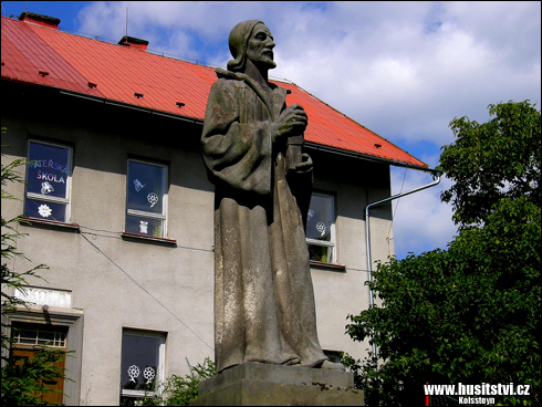 Libošovice - památník Jana Husa