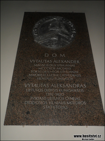 Vilnius (LT) – Katedrála na Katedrálním náměstí, místo uchování ostatků Vitolda Velikého