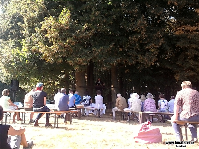 Výroční bohoslužba Českobratrské církve evangelické - Korandův sbor Plzeň (11.09.2016,  hora Bzí u Blovic)