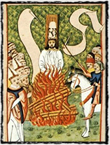 Hus na hranici (Jenský kodex, přelom 15. a 16. století)