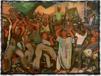 Georges (Karpeles) Kars - Obrazoborectví, olej na plátně z r. 1936. (zdroj: http://www.artnet.com).