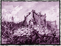 Bitva na Vítkově (obraz Adolfa Liebschera)